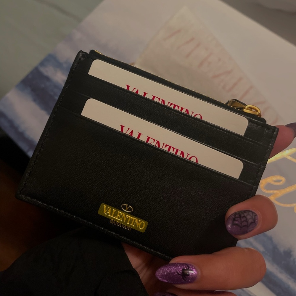 valentino card holder brand new